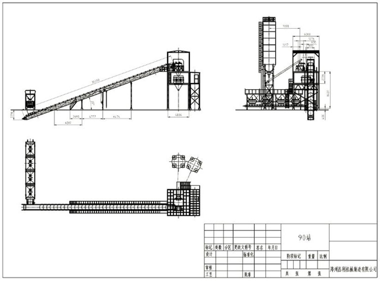 рабочий принцип HZS90 бетонного завода