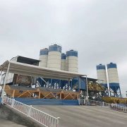 2HZS75 автоматический  бетонный завод экспортирован в Казахстане